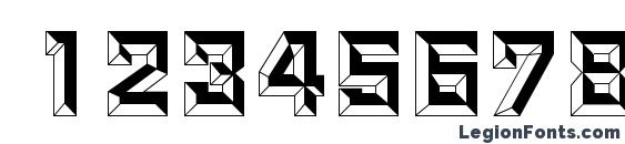 Baguetdisplaycapsssk regular Font, Number Fonts