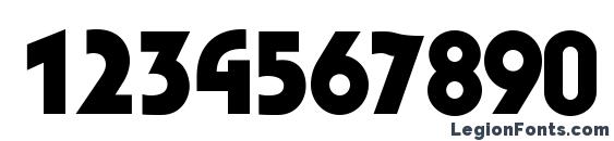 BahnhofBlack Font, Number Fonts