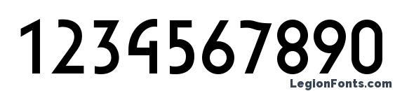 BahnhofRegular Font, Number Fonts