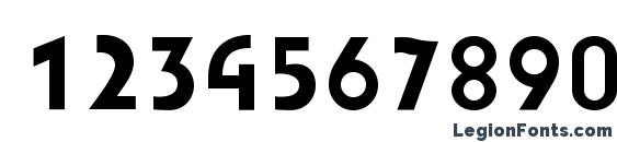 BahnhofSolid Font, Number Fonts