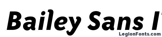 Bailey Sans ITC Bold Italic Font