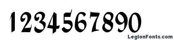 Bailey Font, Number Fonts