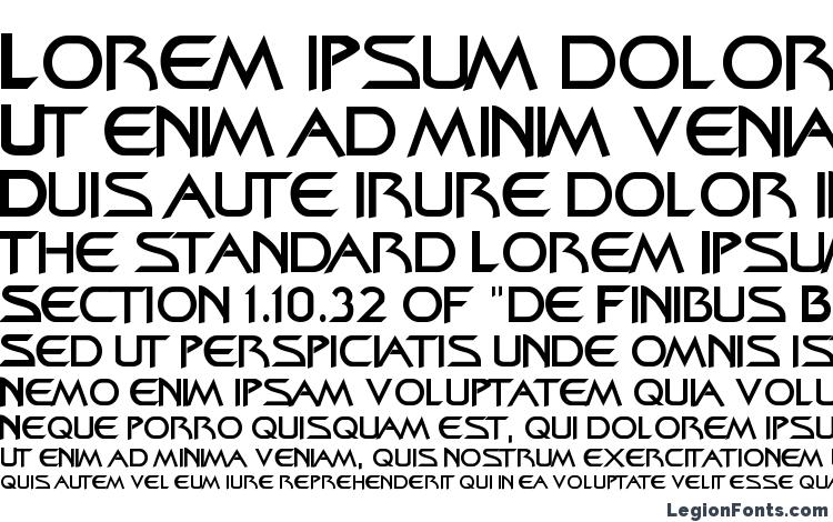 Bajoran Regular Font Download Free / LegionFonts