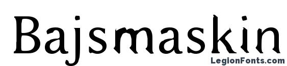 Bajsmaskin font, free Bajsmaskin font, preview Bajsmaskin font