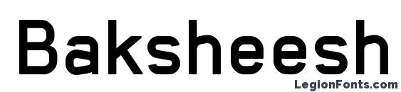 Baksheesh bold Font