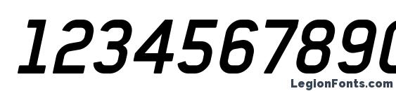 Baksheesh bolditalic Font, Number Fonts