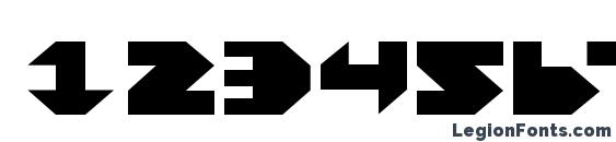 Bal Astaral Expanded Font, Number Fonts