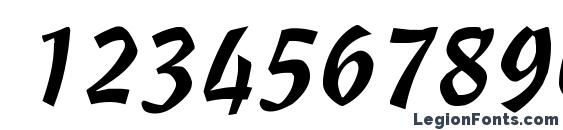 Baldwin Font, Number Fonts