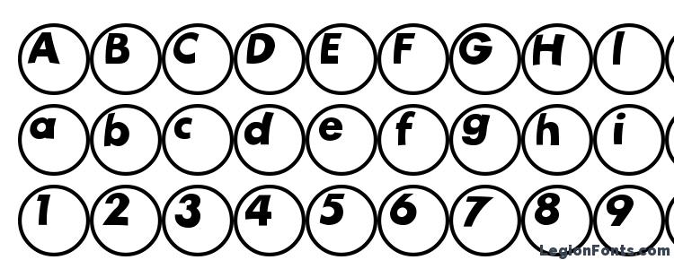 глифы шрифта Ball, символы шрифта Ball, символьная карта шрифта Ball, предварительный просмотр шрифта Ball, алфавит шрифта Ball, шрифт Ball
