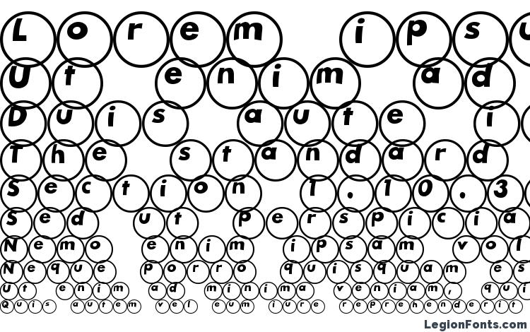 specimens Ball font, sample Ball font, an example of writing Ball font, review Ball font, preview Ball font, Ball font
