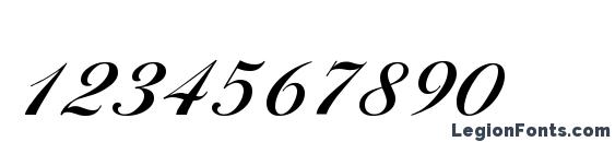 Ballantines demibold Font, Number Fonts
