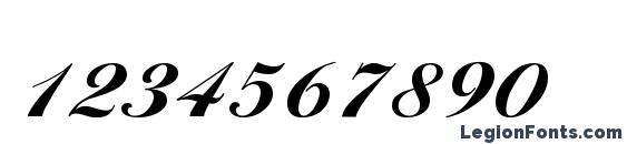 Ballantines extrabold Font, Number Fonts