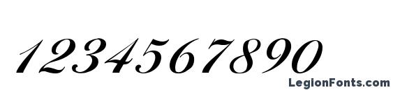 Ballantines Regular Font, Number Fonts