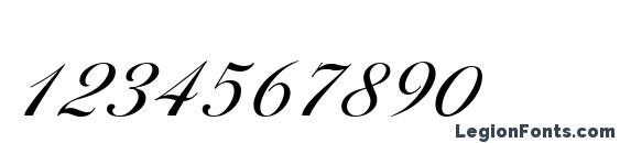 Ballantines Serial Regular DB Font, Number Fonts