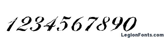BallantinesAntique Bold Font, Number Fonts