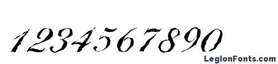 BallantinesAntique Medium Regular Font, Number Fonts