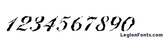 BallantinesRandom Bold Font, Number Fonts