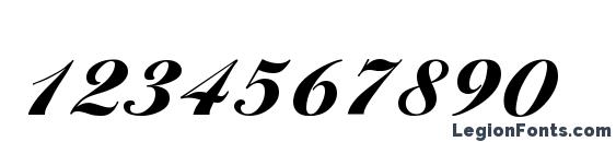 BallantinesSerial Black Regular Font, Number Fonts