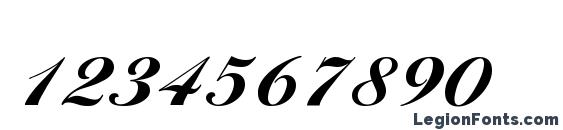 BallantinesSerial Heavy Regular Font, Number Fonts