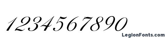 BallantinesSerial Light Regular Font, Number Fonts