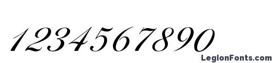 BallantinesSerial Regular Font, Number Fonts