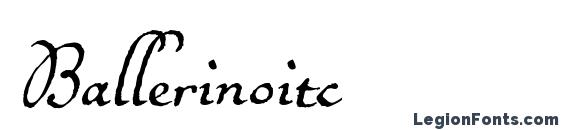 шрифт Ballerinoitc, бесплатный шрифт Ballerinoitc, предварительный просмотр шрифта Ballerinoitc