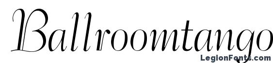Ballroomtango Font
