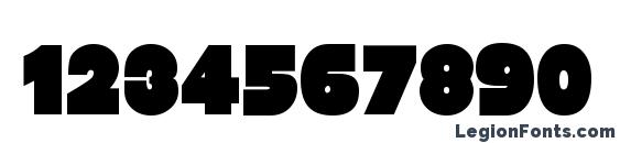 Baltar Font, Number Fonts