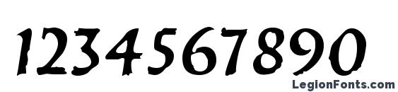 Balthazar Regular Font, Number Fonts