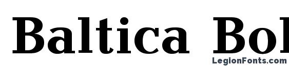 Baltica Bold font, free Baltica Bold font, preview Baltica Bold font