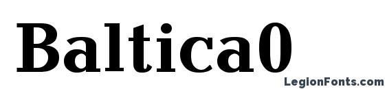 Baltica0 font, free Baltica0 font, preview Baltica0 font