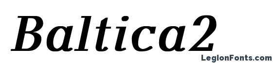 Шрифт Baltica2, Русские шрифты