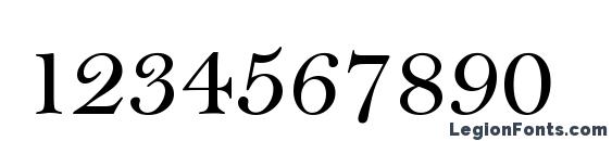 Baltimore Regular Font, Number Fonts