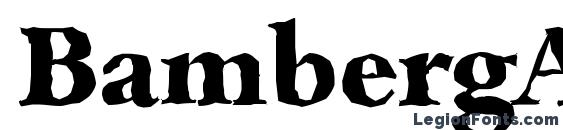 BambergAntique Xbold Regular font, free BambergAntique Xbold Regular font, preview BambergAntique Xbold Regular font