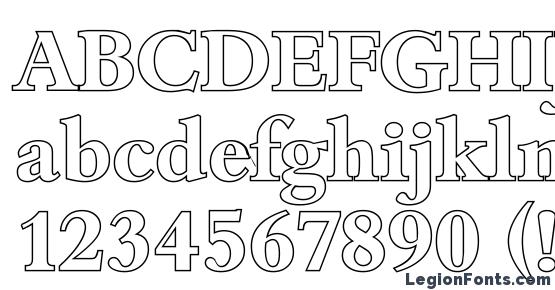 BambergOutline Bold Font Download Free / LegionFonts