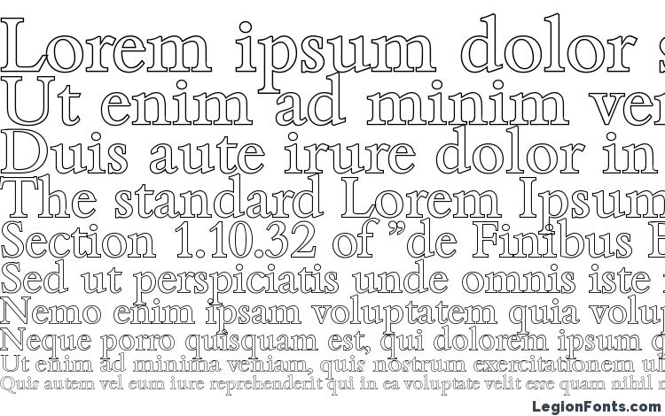 specimens BambergOutline Regular font, sample BambergOutline Regular font, an example of writing BambergOutline Regular font, review BambergOutline Regular font, preview BambergOutline Regular font, BambergOutline Regular font