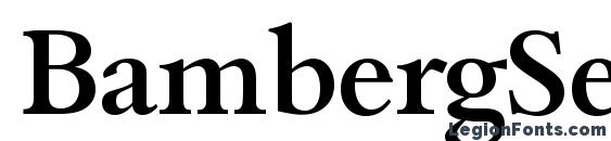 BambergSerial Medium Regular font, free BambergSerial Medium Regular font, preview BambergSerial Medium Regular font
