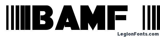 шрифт Bamf Bold, бесплатный шрифт Bamf Bold, предварительный просмотр шрифта Bamf Bold