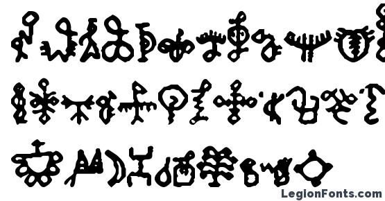 Bamum symbols 1 Font Download Free / LegionFonts