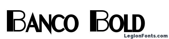 Banco Bold Font