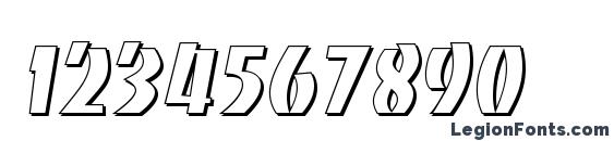 BancoDi Bold Font, Number Fonts