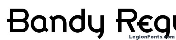 Bandy Regular Font