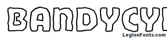 шрифт BandyCyr, бесплатный шрифт BandyCyr, предварительный просмотр шрифта BandyCyr