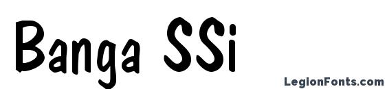 шрифт Banga SSi, бесплатный шрифт Banga SSi, предварительный просмотр шрифта Banga SSi