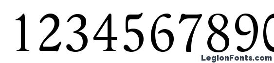 Bannikovac Font, Number Fonts