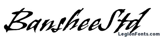 BansheeStd Font, Halloween Fonts