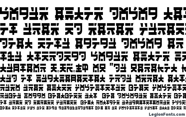 specimens Banzai font, sample Banzai font, an example of writing Banzai font, review Banzai font, preview Banzai font, Banzai font