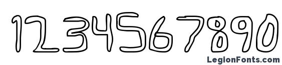 Barbapa 3 Font, Number Fonts