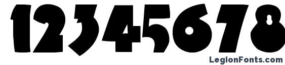 BARBARA Regular Font, Number Fonts