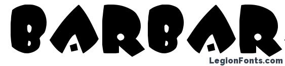 BARBARA Regular font, free BARBARA Regular font, preview BARBARA Regular font